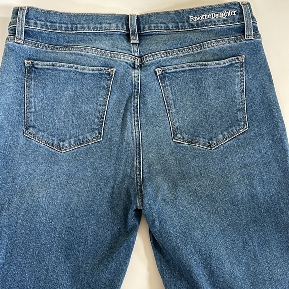 FAVORITE DAUGHTER The Erin High Rise Slim Straight Jeans Size 32 Inseam 27” EUC - Picture 8 of 13